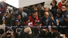 Biển người chào đón U23 Việt Nam về nước